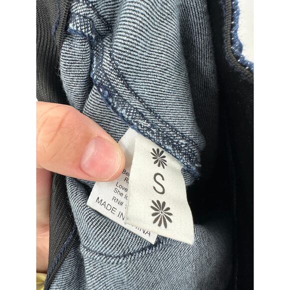 Show Me Your Mumu Berkeley Bell Bottoms Flared Distressed Jeans High Rise Small - Picture 4 of 13